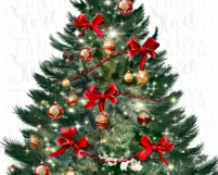 Christmas Tree Print Download - Merry Christmas PNG Product Image 7