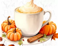 Tis The Season Fall Pumpkin Spice Latte - Warm Cozy Autumn Product Image 6