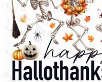 Happy Hallothanksmas PNG Digital Download for Sublimation Product Image 6
