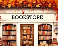Fall Bookstore Png Download Autumn Sublimation Product Image 6