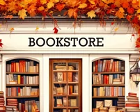 Fall Bookstore Png Download Autumn Sublimation Product Image 6
