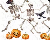 Halloween Dancing Skeletons Digital Download PNG Product Image 7