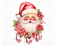 Red Santa Claus Sublimation PNG for Shirts Product Image 6