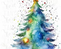 Pastel Candy Christmas Tree PNG | Merry Christmas PNG Product Image 8