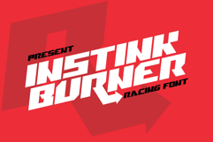 Instink Burner - Powerful Racing Font Product Image 1