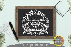 Intelligent Strong & Amazing Papercut Product Image 1