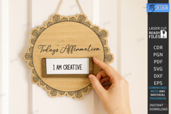 Interchangeable Affirmation Sign Laser Cut Bundle|Wall Decor Product Image 16