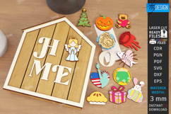 Interchangeable Home Wall Signs Laser Cut Bundle|Door Signs Product Image 4