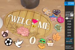 Interchangeable Home Wall Signs Laser Cut Bundle|Door Signs Product Image 6