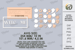 Interchangeable Home Signs Bundle Laser Cut. Home SVG Product Image 3