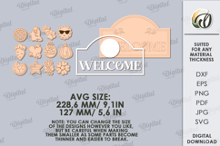 Interchangeable Home Sign Laser Cut. Home SVG Product Image 2