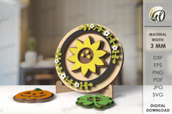 Interchangeable Signs frames Bundle Lasercut. Home decor SVG Product Image 4