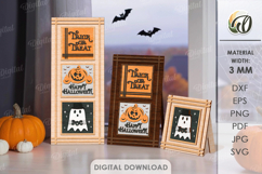 Interchangeable Sign Laser cut. Stand Decor. Halloween SVG Product Image 1