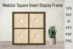 Interchangeable square insert frame svg Standing box frame Product Image 1