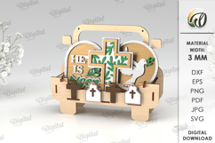 Interchangeable Christian Stand Laser Cut. Religious decor Product Image 1