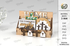 Interchangeable Christian Stand Laser Cut. Religious decor Product Image 1