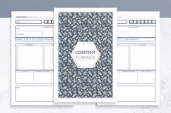the interior pages of the template including the cover page.