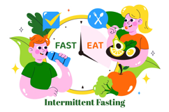 10 Intermittent Fasting Illustration Product Image 4