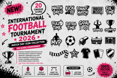 International Football Tournament 2026 Match Day Graffiti Product Image 1