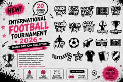 International Football Tournament 2026 Match Day Graffiti Product Image 1