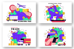 10 International Trade Illustration Product Image 2