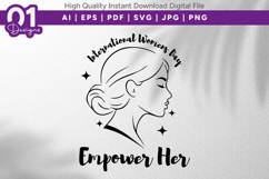 Empower Her Women Day SVG Design Product Image 1