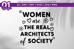 Women Architects of Society SVG PNG Product Image 1