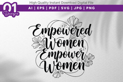 Empowered Women Empower Women SVG PNG Product Image 1
