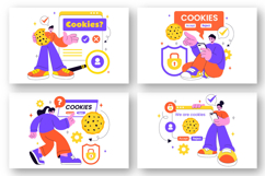 10 Internet Cookies Technology Illustration Product Image 2