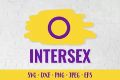 Intersex flag SVG. LGBT pride month shirt design Product Image 1