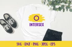 Intersex flag SVG. LGBT pride month shirt design Product Image 2