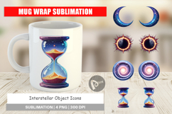Mug Wrap Interstellar Icons Product Image 1