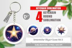Keychain Interstellar Icons Product Image 1