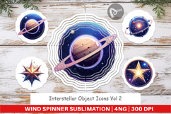 Wind Spinner Interstellar Icons Product Image 1