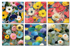 Intricate Florals Vol.1 Seamless Digital Paper, 36 PNG Product Image 7