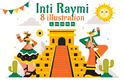 8 Inti Raymi Vector Illustration Product Image 1