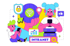 10 Intranet Technology Illustration Product Image 4