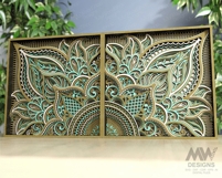 Intricate mandala SVG file suitable for Cricut and Silhouette machines
