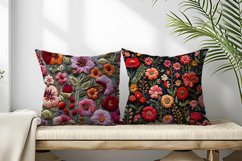 Hand Craft Embroidery - Handcrafted Wool Yarn Digital Paper Product Image 2