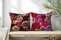 Hand Craft Embroidery - Handcrafted Wool Yarn Digital Paper Product Image 2