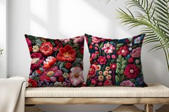 Hand Craft Embroidery - Handcrafted Wool Yarn Digital Paper Product Image 2