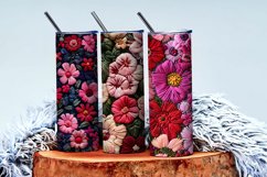 Hand Craft Embroidery - Handcrafted Wool Yarn Digital Paper Product Image 3