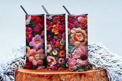 Hand Craft Embroidery - Handcrafted Wool Yarn Digital Paper Product Image 3