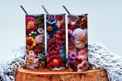 Hand Craft Embroidery - Handcrafted Wool Yarn Digital Paper Product Image 3