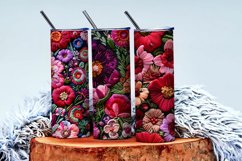 Hand Craft Embroidery - Handcrafted Wool Yarn Digital Paper Product Image 3