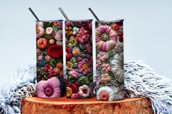 Hand Craft Embroidery - Handcrafted Wool Yarn Digital Paper Product Image 3