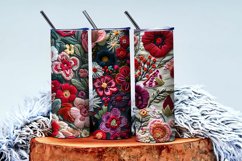 Hand Craft Embroidery - Handcrafted Wool Yarn Digital Paper Product Image 3