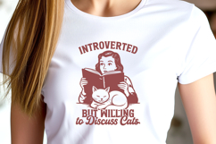 Retro Cat Lady SVG Bundle | Funny Cat Quotes PNG | Cat Mom Product Image 8