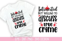 True Crime SVG Bundle - True Crime T- Shirt Design Product Image 6