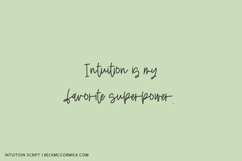 Intuition Script Product Image 5